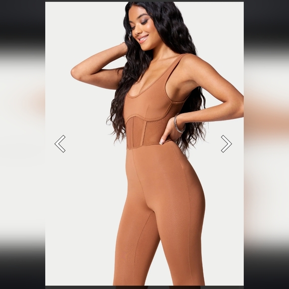 MESH DETAIL CATSUIT - Picture 3 of 5